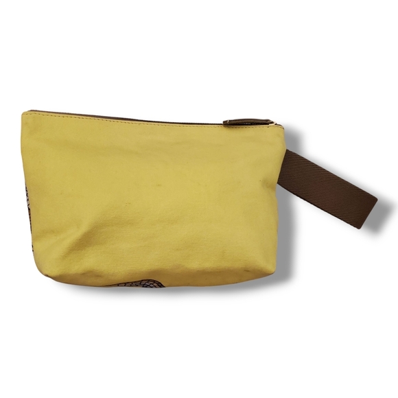 INOUI EDITIONS Mosaic Octopus Yellow Cosmetic Pouch Clutch - Picture 2 of 12